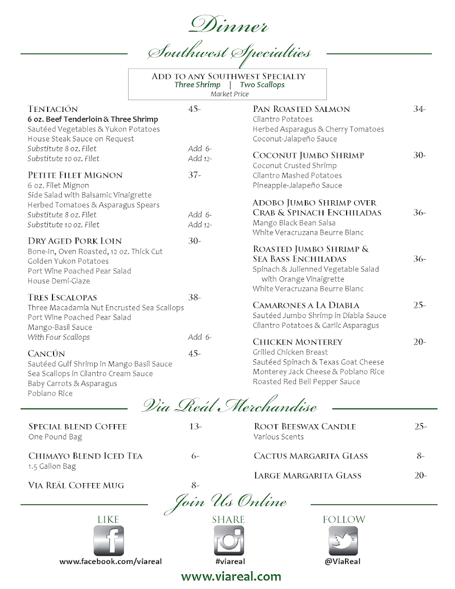 Menu Via Real Restaurant-5